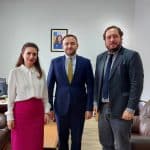 Kryeinspektori z. Nikçi takon zyrtarët e Ambasadës Amerikane në Prishtinë.