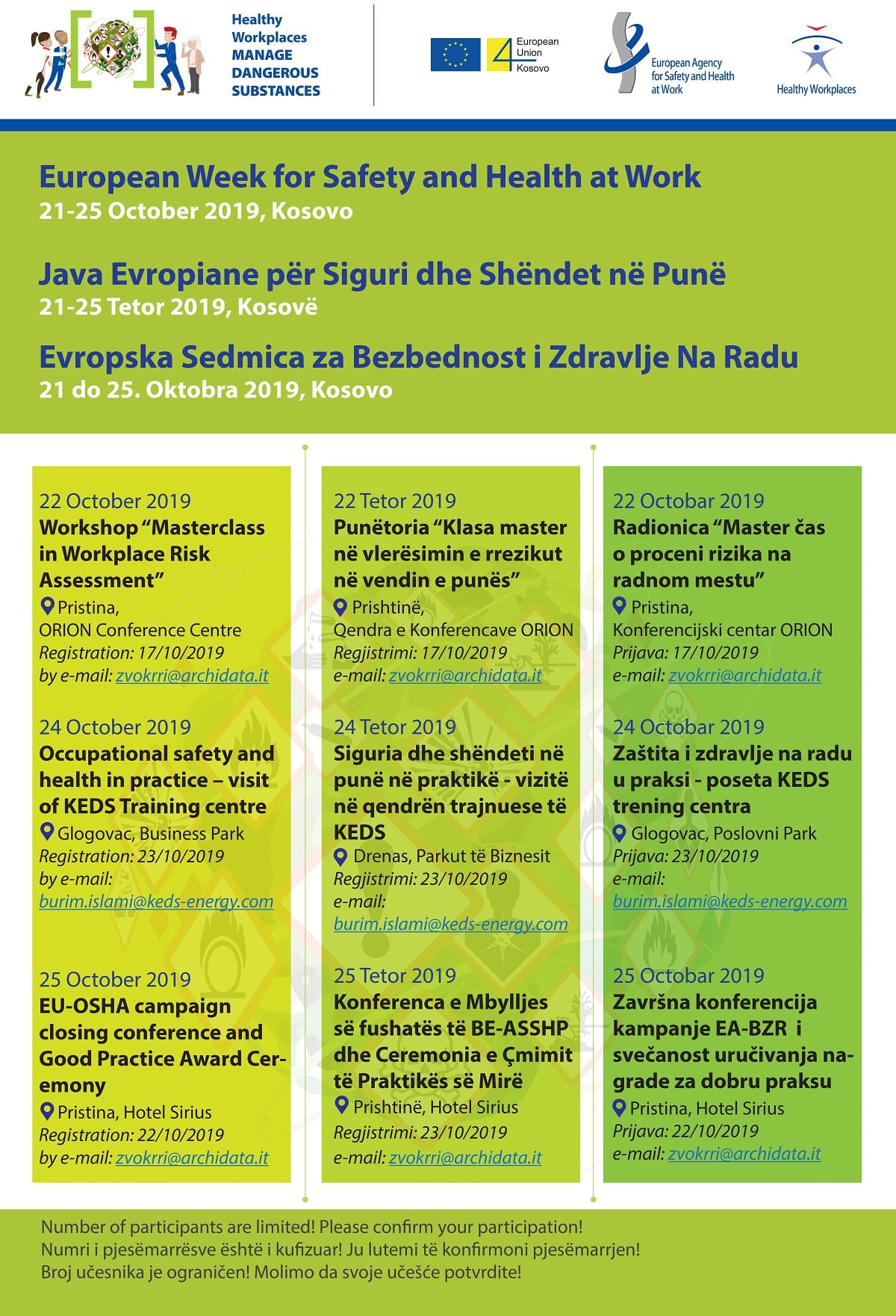 Java Evropiane për Shëndetin dhe Sigurinë në Punë